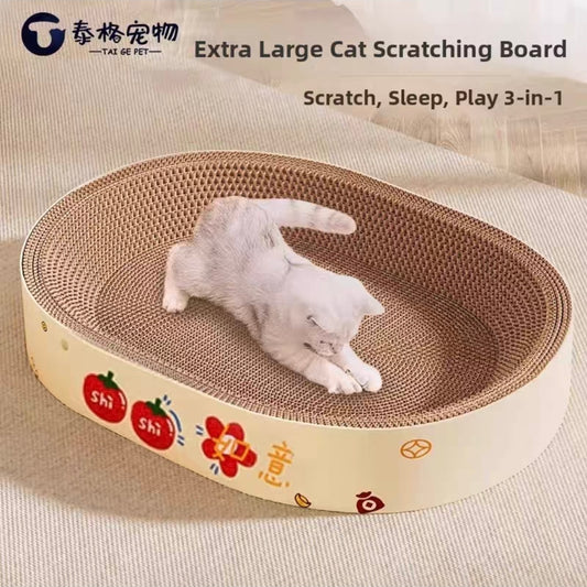 Cat Scratching Board (Oval Bed)