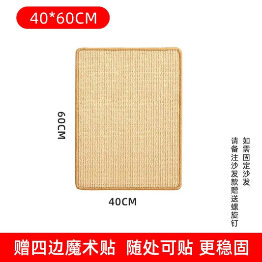 Transform Your Cat's Playtime with Our Premium Sisal Hemp Scratching Board - The Ultimate Furniture Protector and Paw Training Tool!