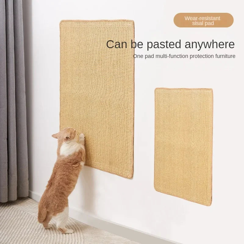 Transform Your Cat's Playtime with Our Premium Sisal Hemp Scratching Board - The Ultimate Furniture Protector and Paw Training Tool!
