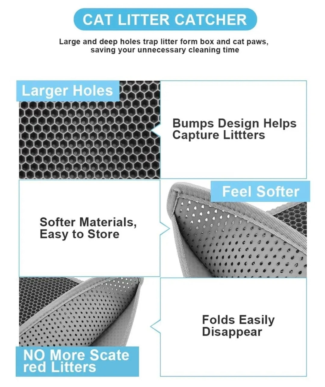Litter mats for cats & dogs