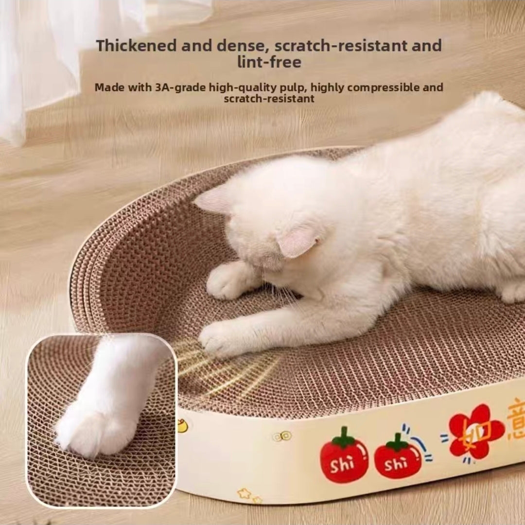 Cat Scratching Board (Oval Bed)