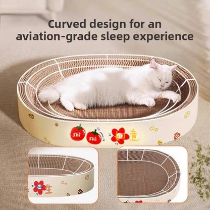 Cat Scratching Board (Oval Bed)