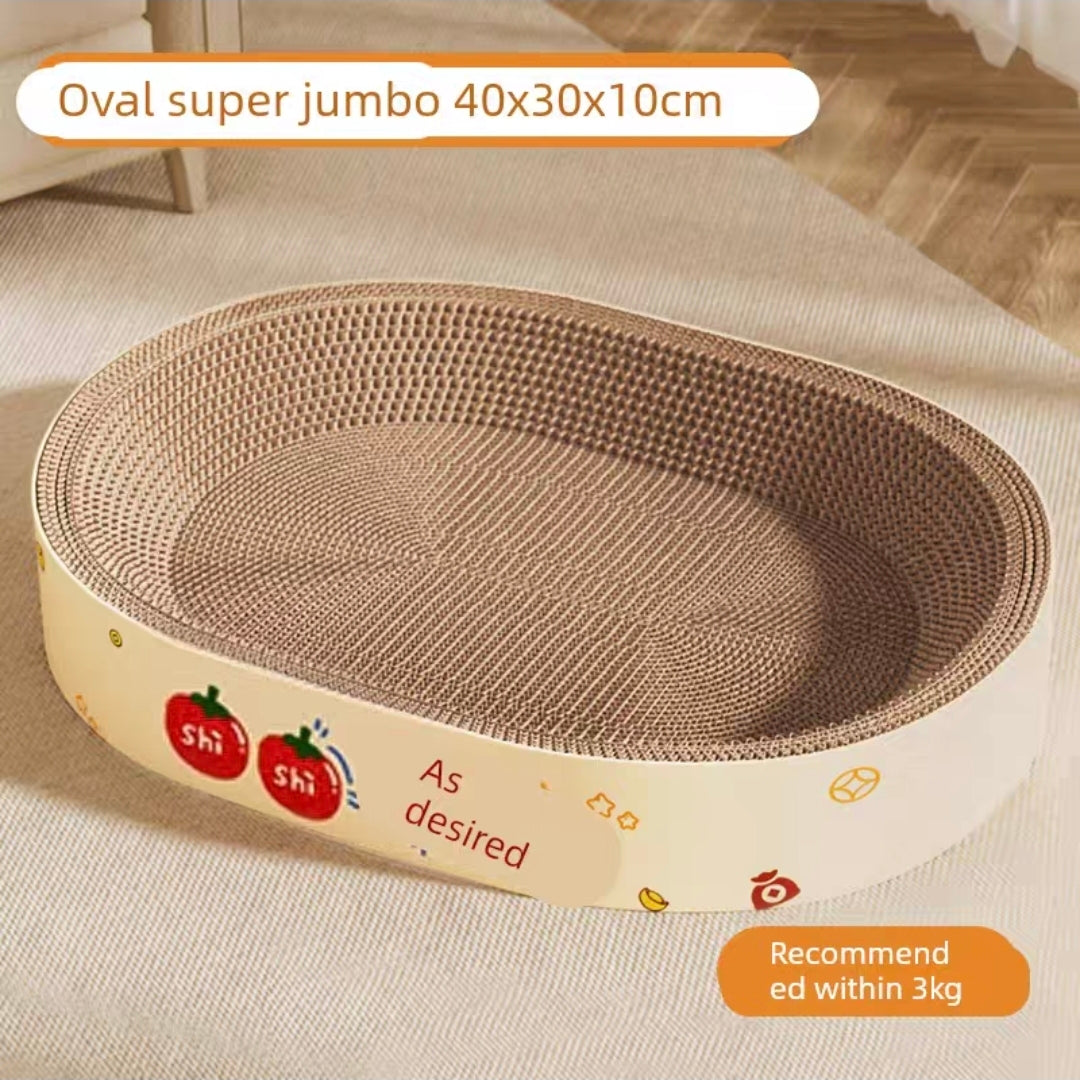 Cat Scratching Board (Oval Bed)