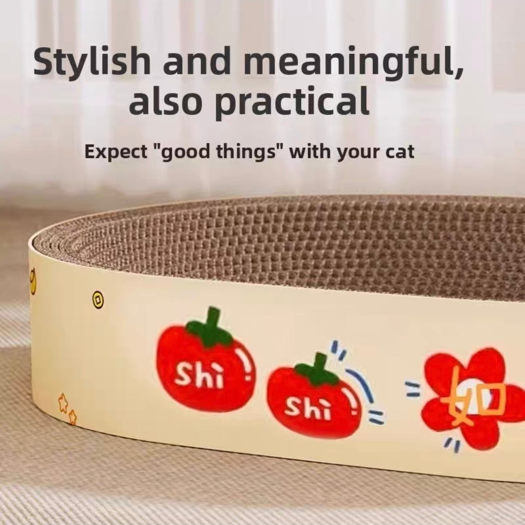 Cat Scratching Board (Oval Bed)